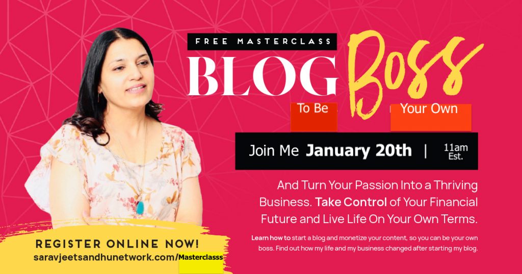 BLOG TO BE YOUR OWN BOSS